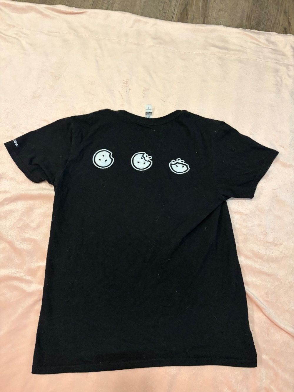 Crumbl Cookies Employee Crew T-Shirt Black